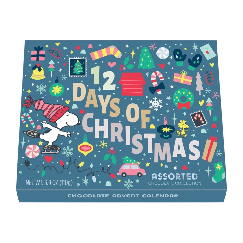 Snoopy 12 Days of Christmas Advent Calendar